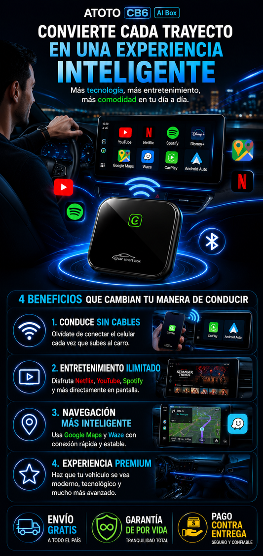 ATOTO CARPLAY INTELIGENTE